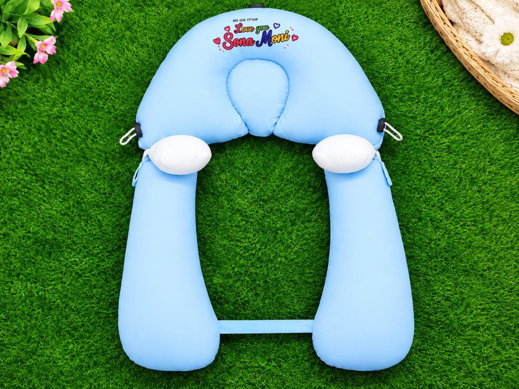 3 Sides Pillow Sky Blue